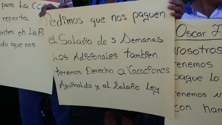 Denunciamos la represión de Oscar Flores contra los trabajadores de Hacienda La Luisa