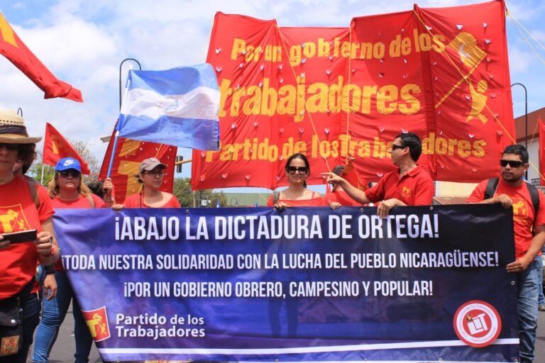 Desde el primer día apoyamos la insurrección contra Daniel Ortega en Nicaragua